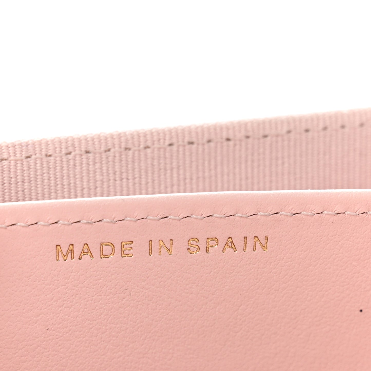 Caviar Crystal Quilted Flap Card Holder Pink