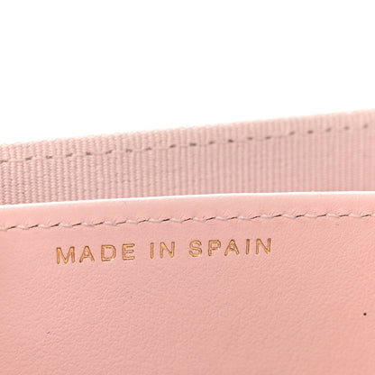 Chanel Caviar Crystal Quilted Flap Card Holder Pink 7 of 9