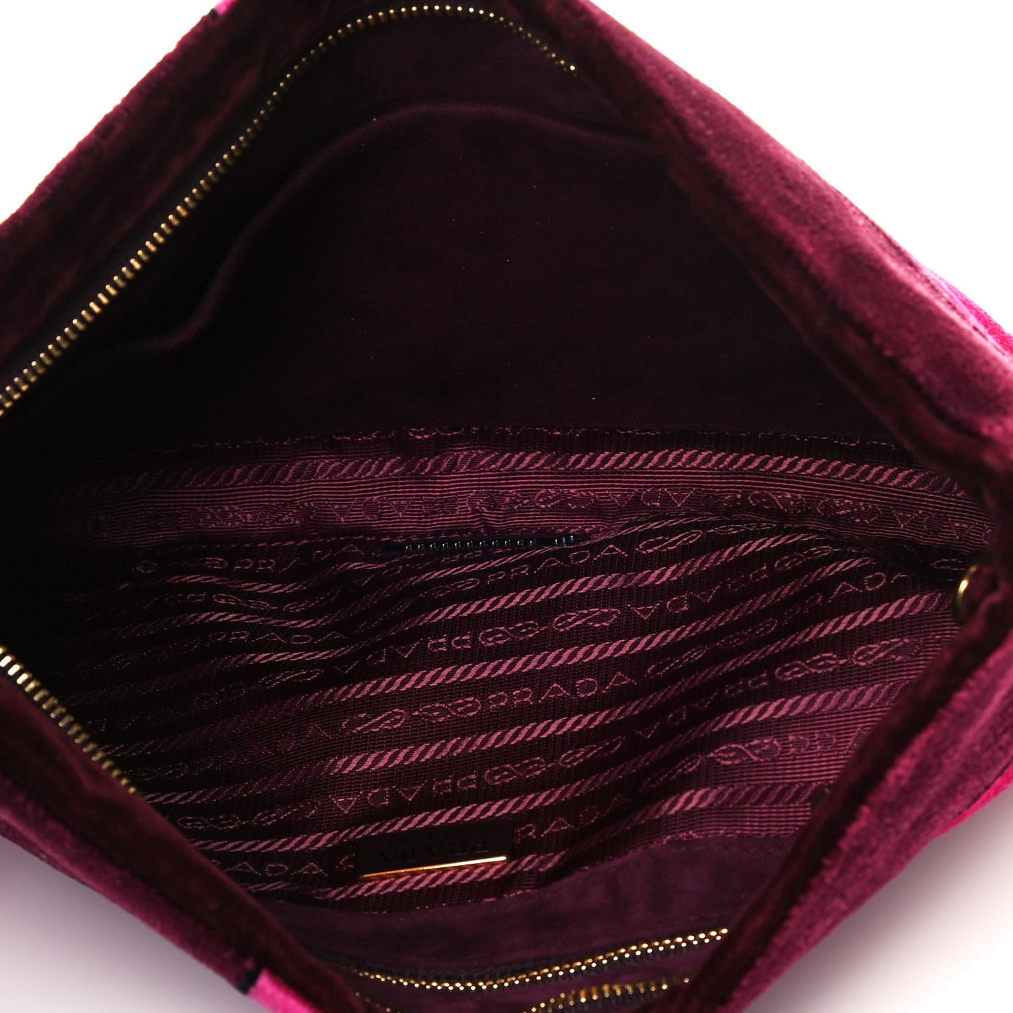 Velluto Ricamo Cahier Chain Bag Multicolor