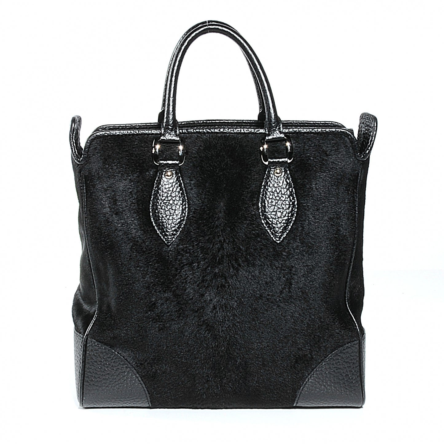 Mens Pony Hair Cabas Whistler Black