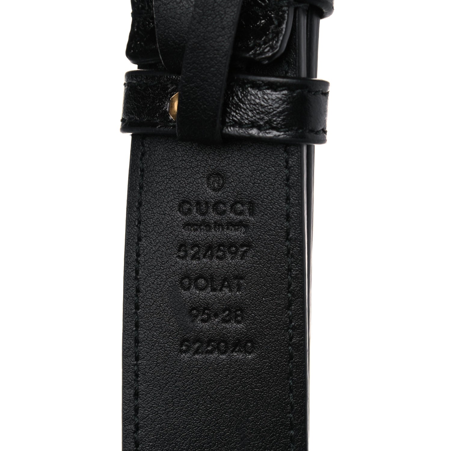 Gucci Calfskin Matelasse GG Marmont 2.0 Multi Belt Bag 95 38 Black 10 of 11