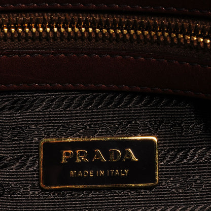 Prada Calf Hair Giraffe Print Tote Sabbia Moro 6 of 11