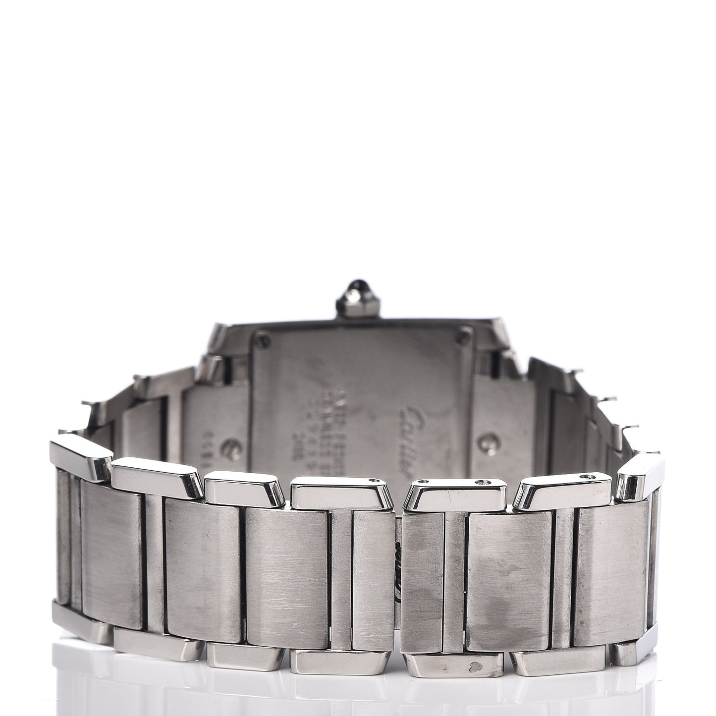 Stainless Steel 25mm Tank Francaise Quartz Watch