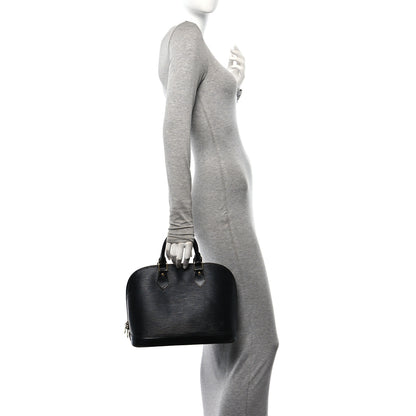 Louis Vuitton Epi Alma PM Black 2 of 13
