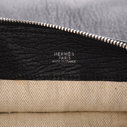 Hermes Chevre De Coromandel Shoulder Bag Black 6 of 7