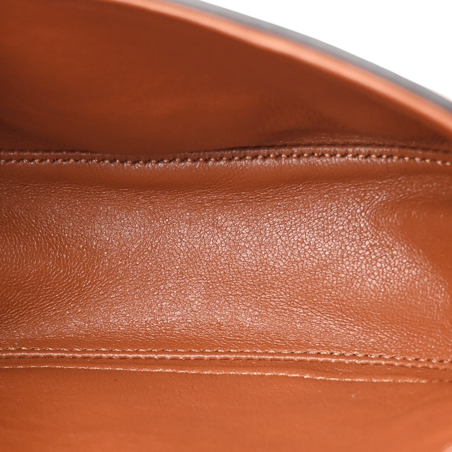 Maillon Triomphe Jacquard Canvas Calfskin Small Crecy Bag Navy Tan