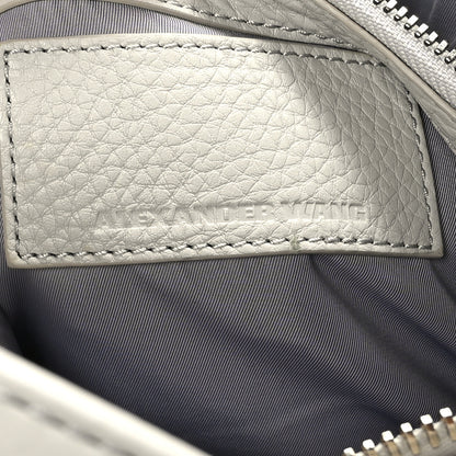 Alexander Wang Pebbled Lambskin Rocco Grey Gold Hardware 5 of 7