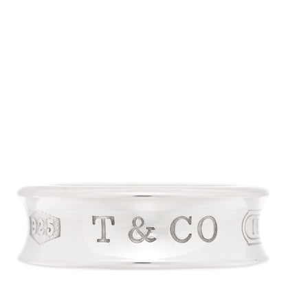 Tiffany Sterling Silver 1837 Band Ring 53 6.25 1 of 4