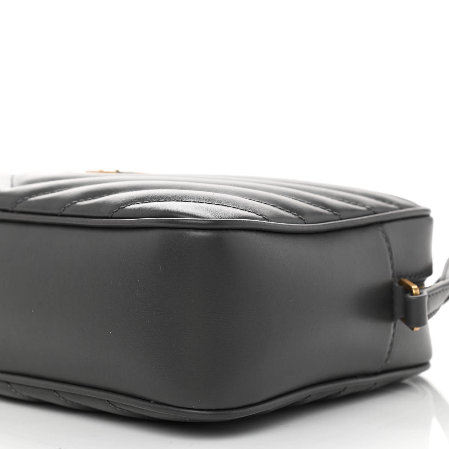 Saint Laurent Calfskin Matelasse Monogram Lou Camera Bag Dark Smog 8 of 8