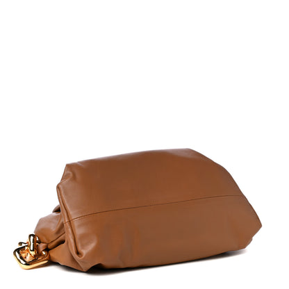 Bottega Veneta Calfskin The Pouch Chain Teak 3 of 4