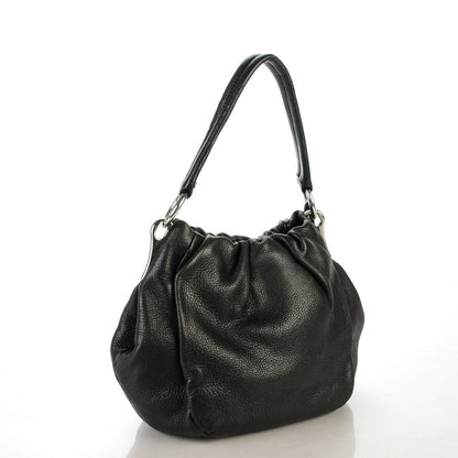 Prada Cervo Deerskin Shoulder Nero Black 3 of 8