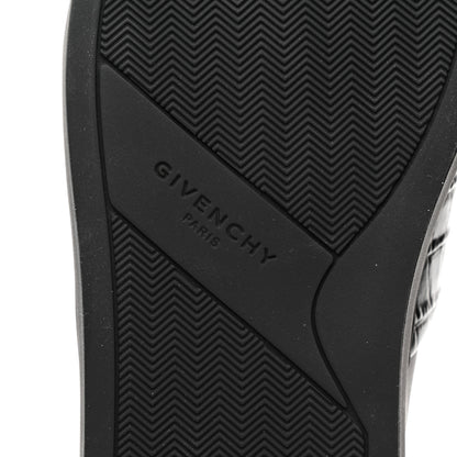 Givenchy Calfskin Crocodile Embossed Mens Urban Street Sneakers 41 Black 6 of 10