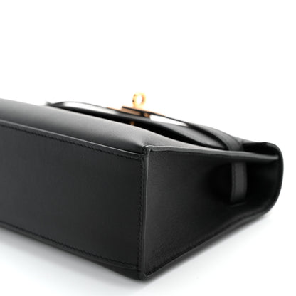 Hermes Swift Kelly Pochette Clutch Black 9 of 12