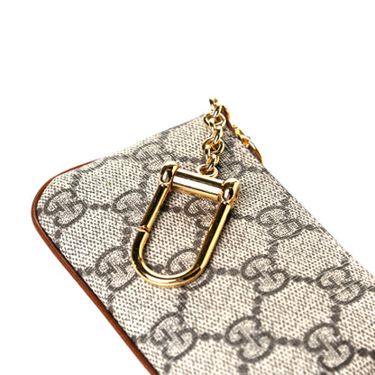 Gucci GG Supreme Monogram Key Case Brown 5 of 5