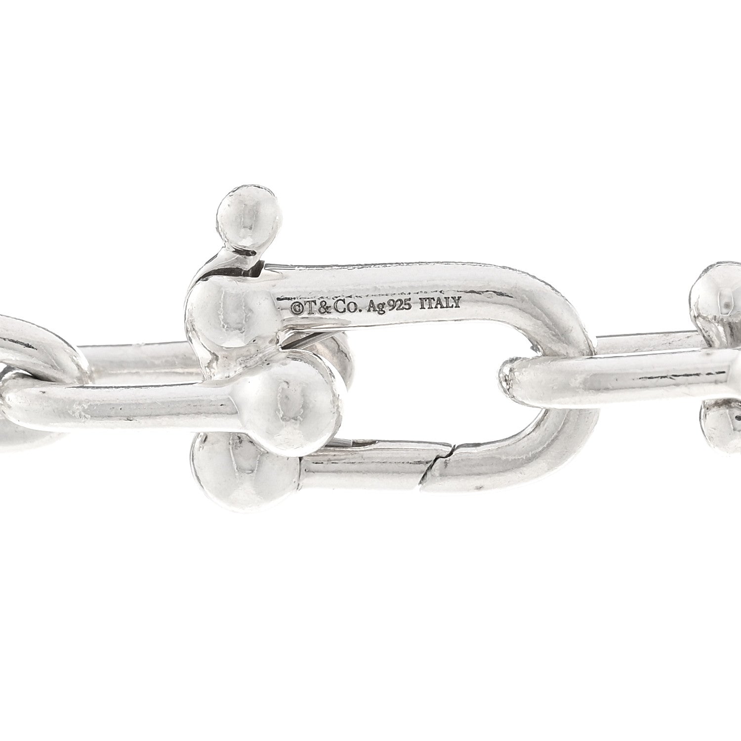 Tiffany Sterling Silver Small HardWear Link Necklace 4 of 4
