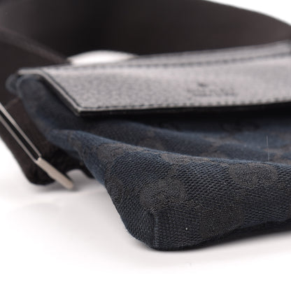 Gucci GG Monogram Double Pocket Belt Bag Black 6 of 10