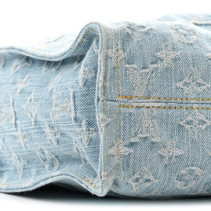 Louis Vuitton Monogram Washed Denim Let Go PM Sky Blue 8 of 9
