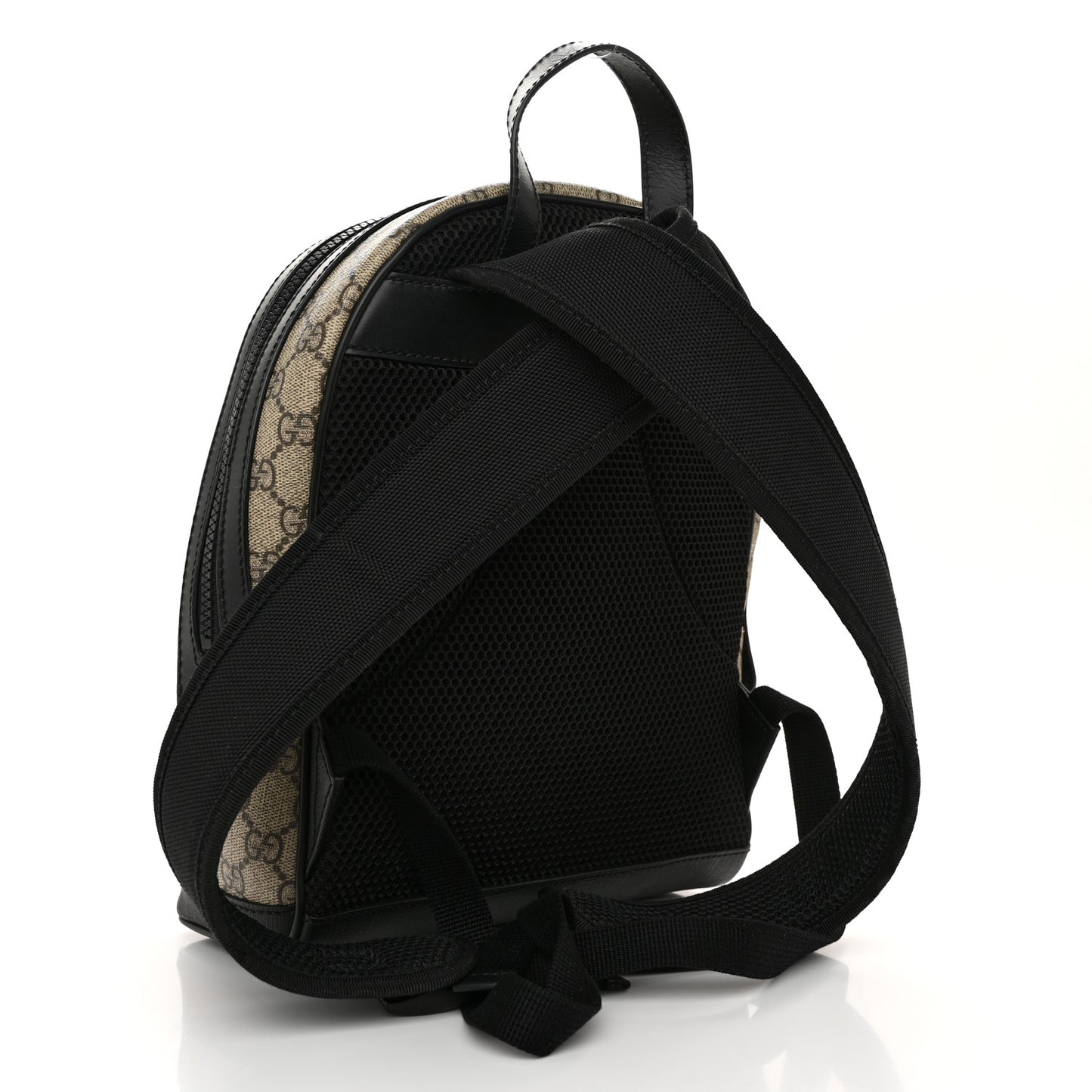 GG Supreme Monogram Small Eden Day Backpack Black