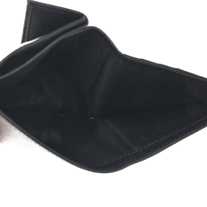 Prada Saffiano Triangle Bi-Fold Wallet Black 6 of 12