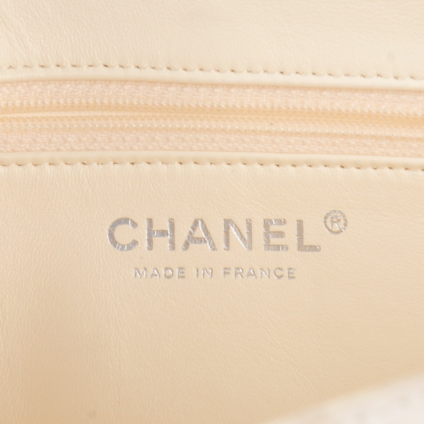 Python Pochette Flap White