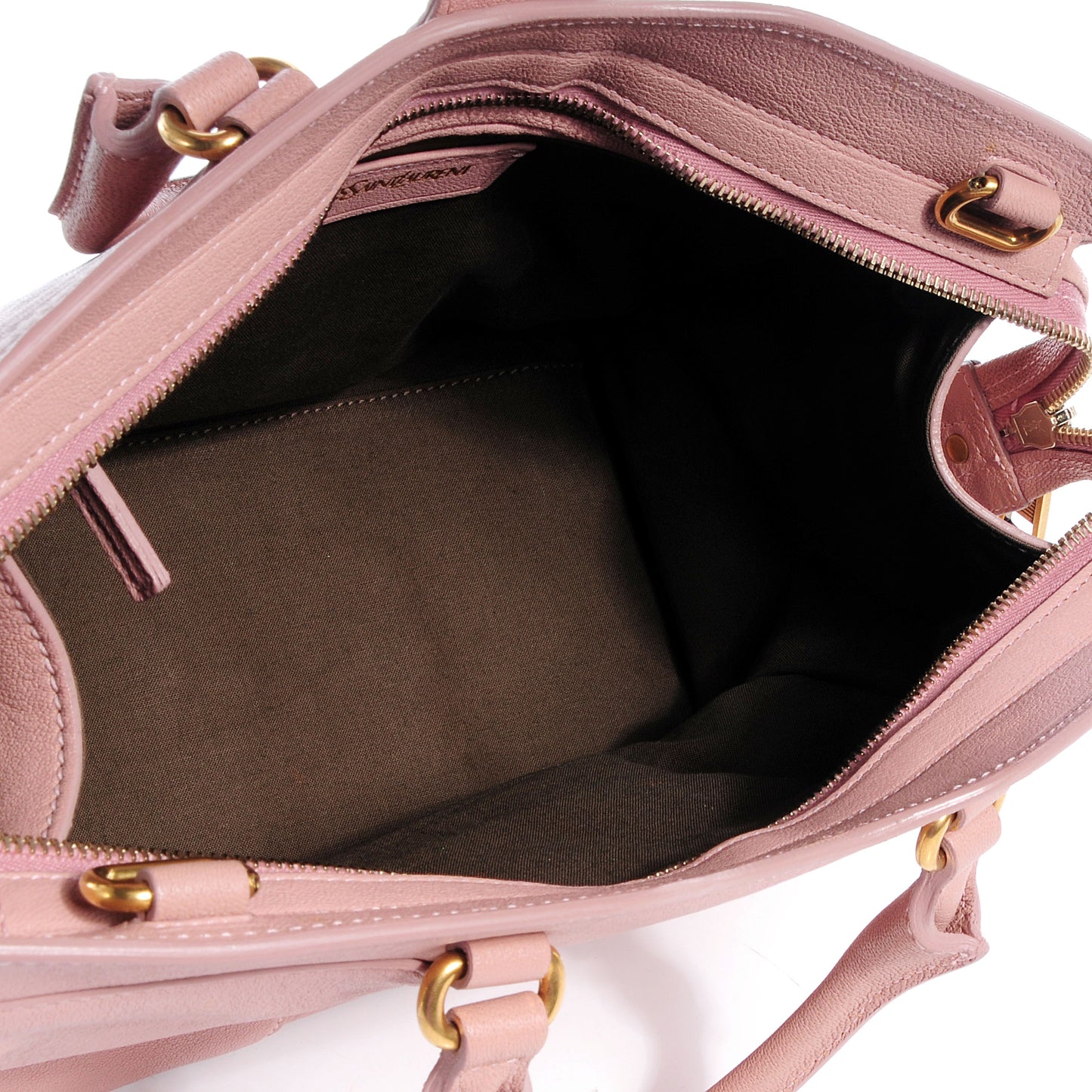 Sheepskin Leather Mini Cabas ChYc Bag Pink