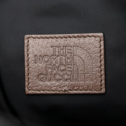 Gucci X THE NORTH FACE Econyl Nylon Medium Backpack Black Ivory New Acero Crop 8 of 11