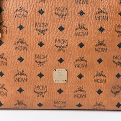 MCM Visetos Large Klara Hobo Cognac 7 of 9