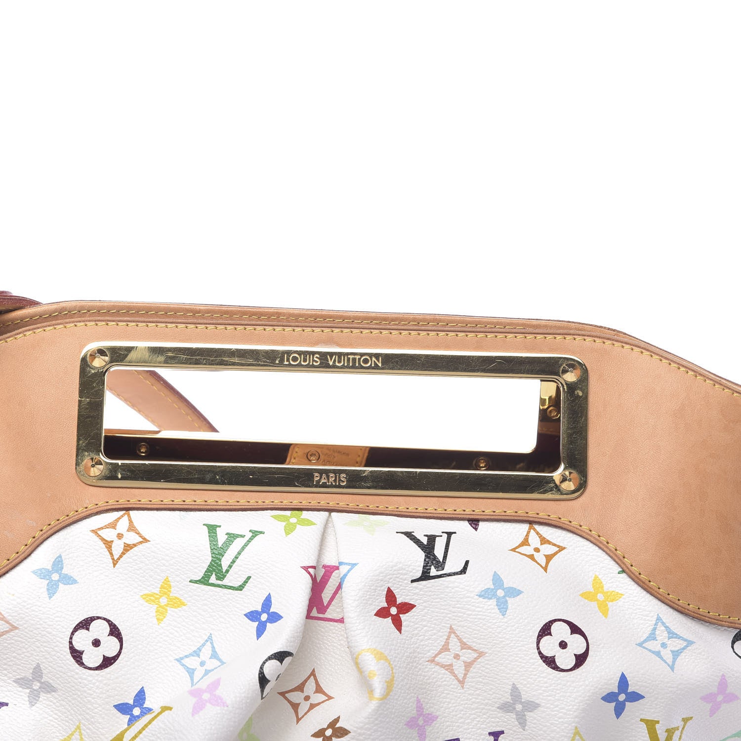 Louis Vuitton Monogram Multicolor Judy GM White 8 of 10