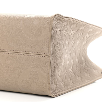 Louis Vuitton Empreinte Monogram Giant Onthego MM Tourterelle 9 of 17