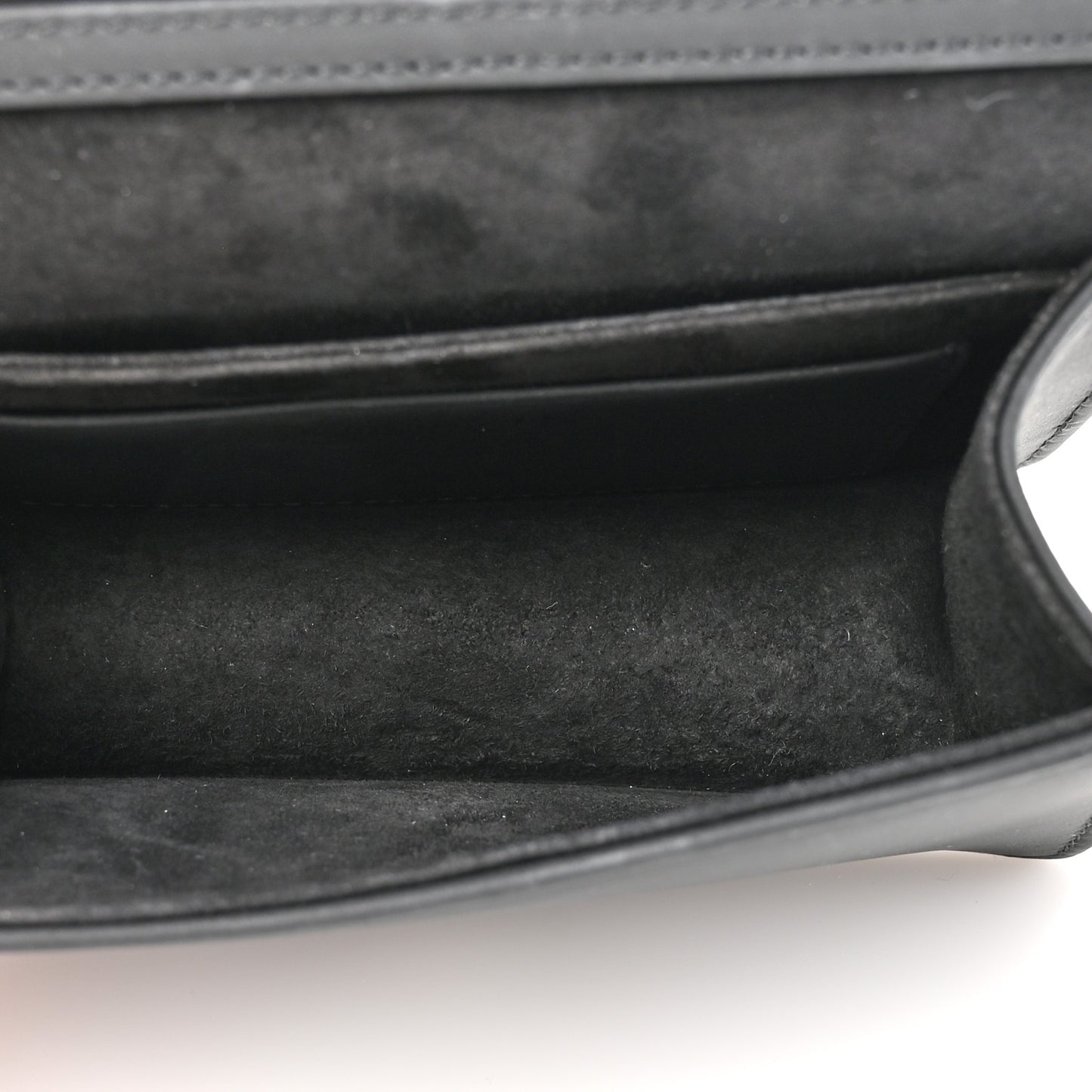 Ultra Matte Calfskin Cannage Mini Waist Pouch on Chain Black