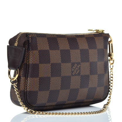 Louis Vuitton Damier Ebene Mini Pochette Accessories 3 of 9