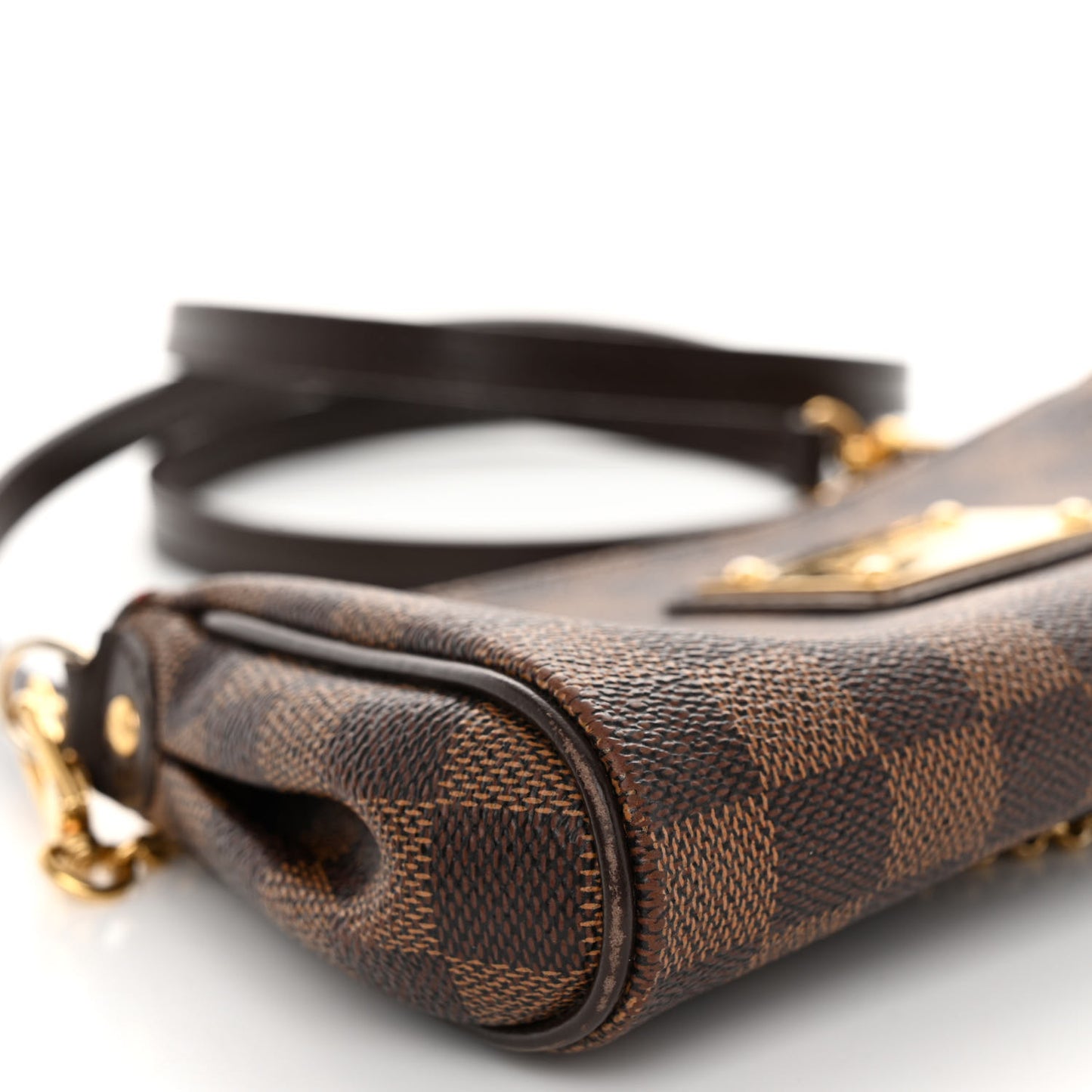 LOUIS VUITTON Damier Ebene Eva Clutch