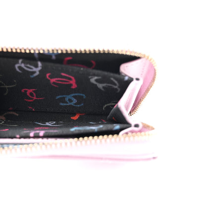 Chanel Caviar Quilted Zip Coin Purse Light Purple 5 of 8