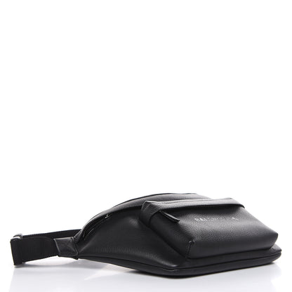Balenciaga Smooth Calfskin Logo Large Everyday Beltpack Black 4 of 10