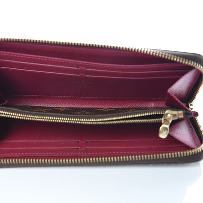 Louis Vuitton Monogram Clemence Wallet Fuchsia 5 of 10