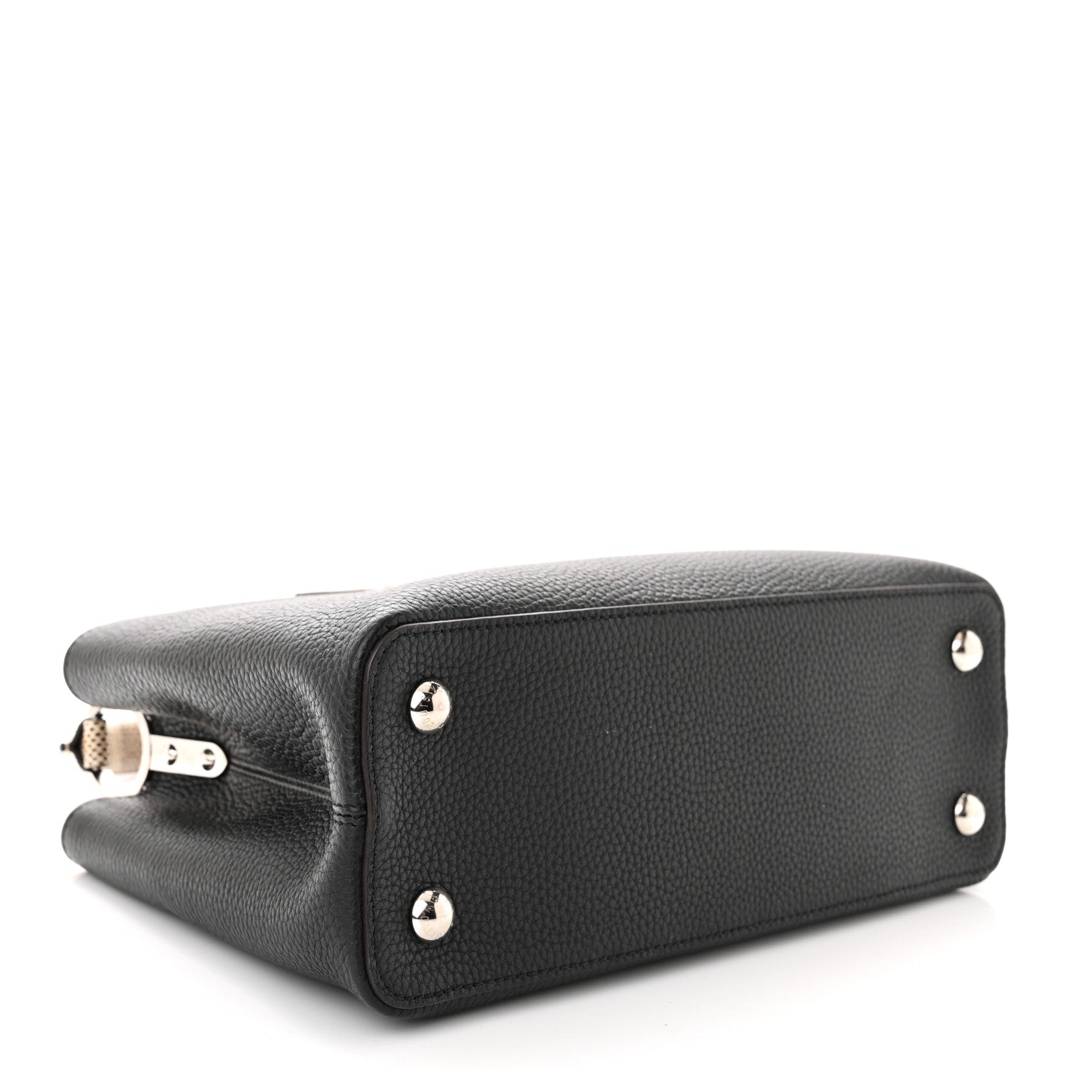 Louis Vuitton Taurillon Ayers Capucines PM Black 4 of 9