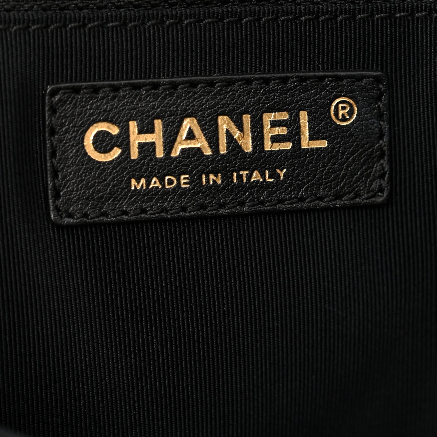 Chanel Calfskin Cerf Executive Shopper Tote Black 13 of 21