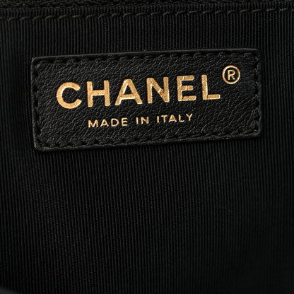 Chanel Calfskin Cerf Executive Shopper Tote Black 13 of 21