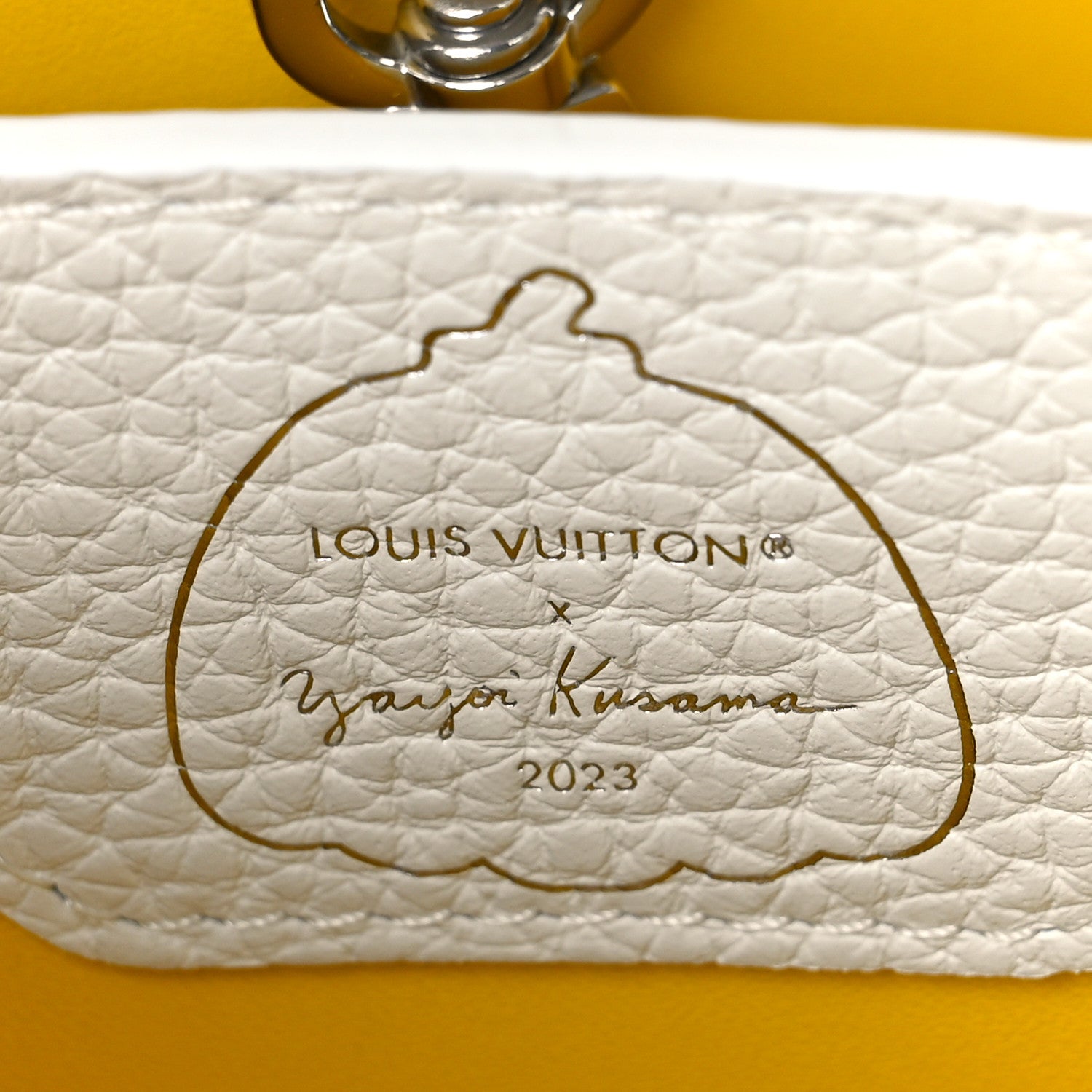 Louis Vuitton LV X YK Taurillon Capucines BB White 6 of 8