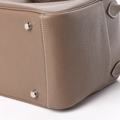 Hermes Taurillon Clemence Lindy 30 Etoupe 10 of 13
