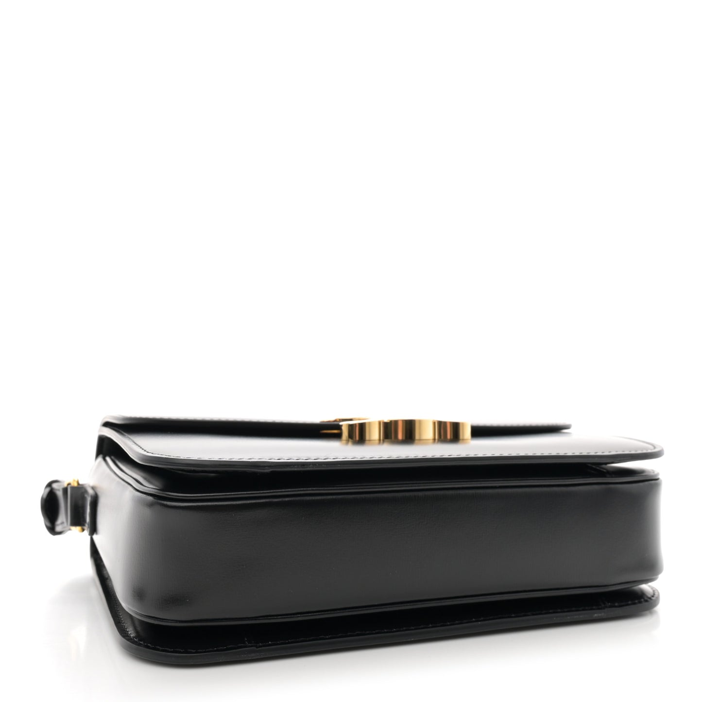 Shiny Calfskin Medium Triomphe Black