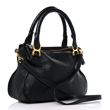 Chloe Calfskin Medium Marcie Satchel Black 3 of 13