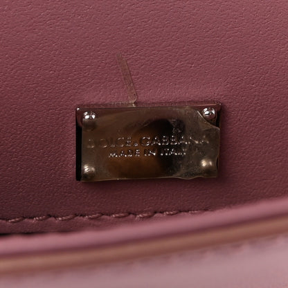 Dolce & Gabbana Calfskin Lucia Small Satchel Purple 6 of 9