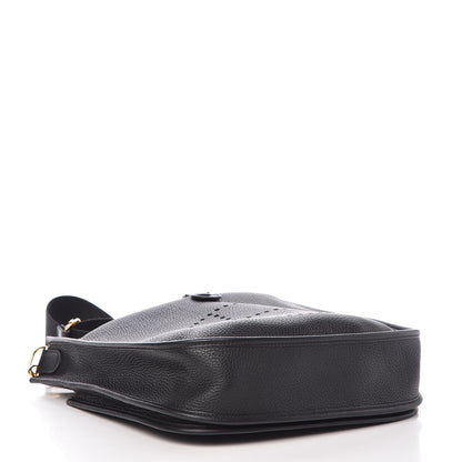 Hermes Taurillon Clemence Evelyne III PM Black 4 of 10