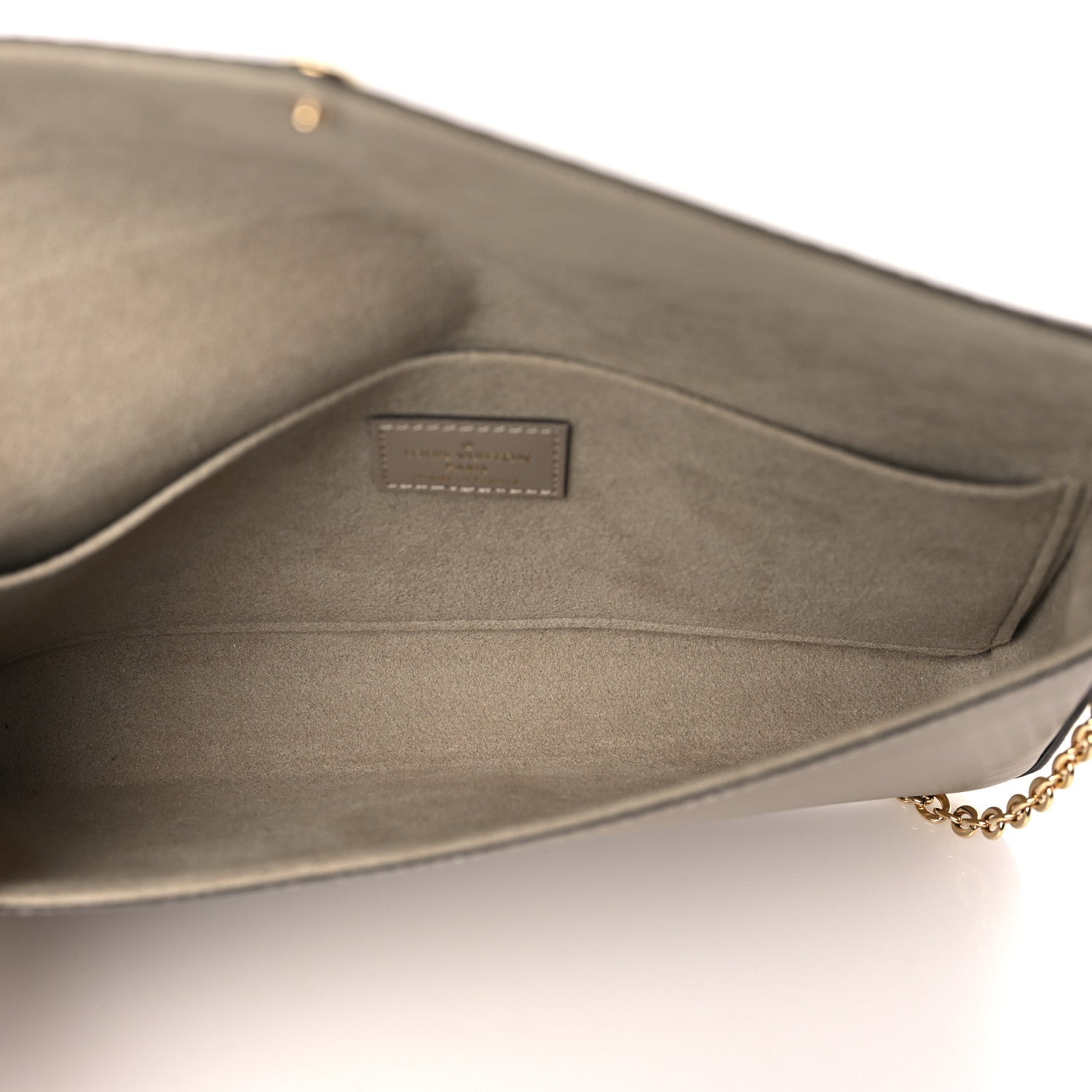 Louis Vuitton Epi Felicie Pochette Chain Wallet Galet 5 of 8