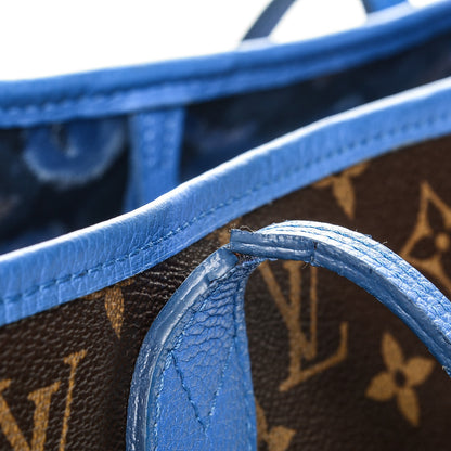 Louis Vuitton Monogram Articles de Voyage Ikat Neverfull MM Grand Blue 7 of 10