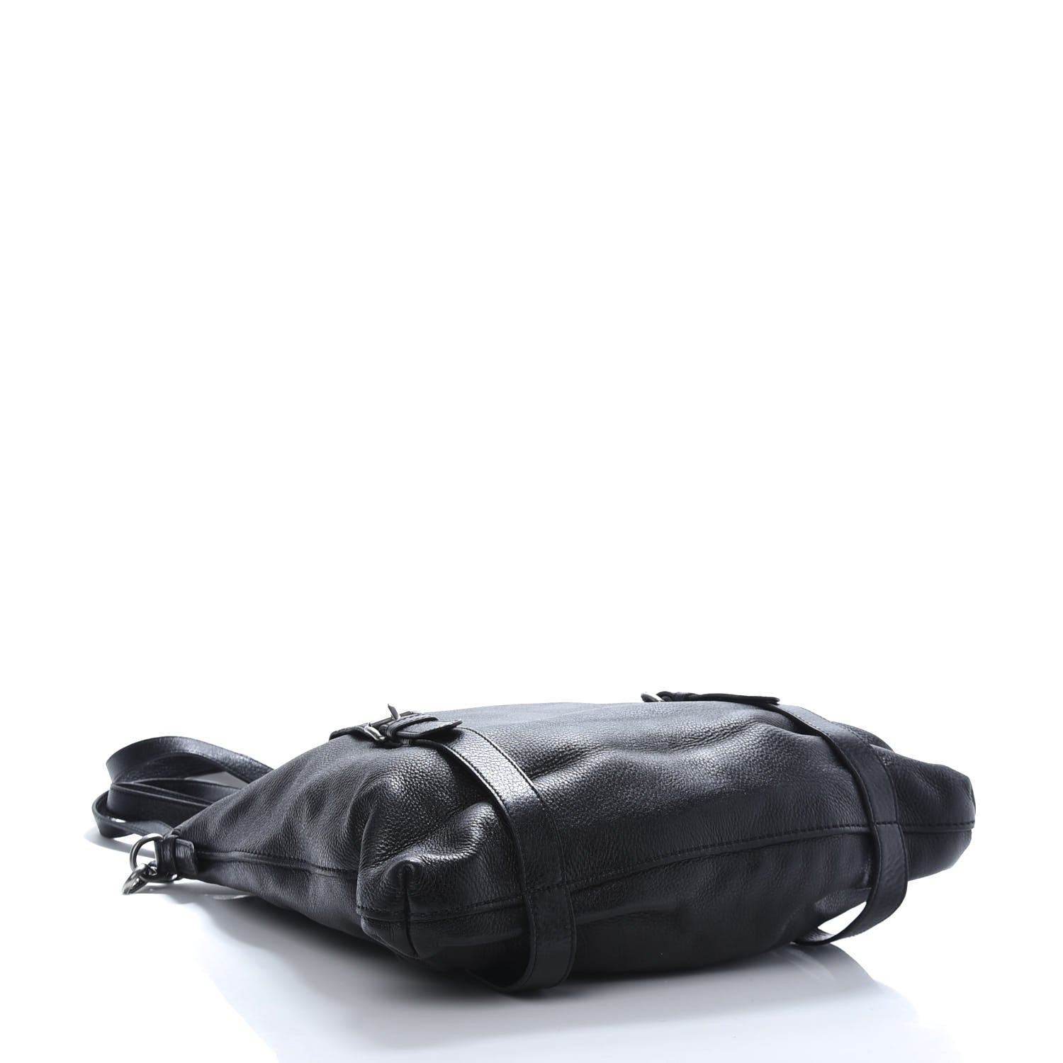Prada Vitello Daino Tote Black 4 of 11