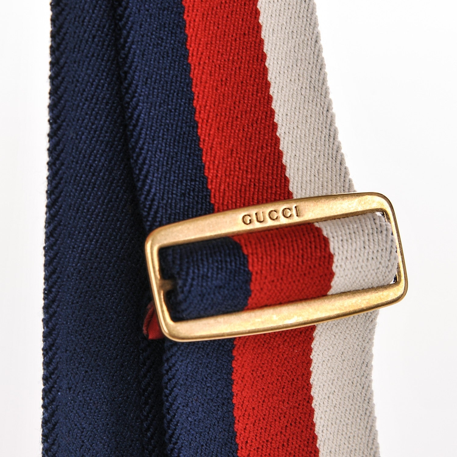 Gucci Web Queen Margaret Bee Sylvie Web Belt 90 36 Red White Blue 4 of 6