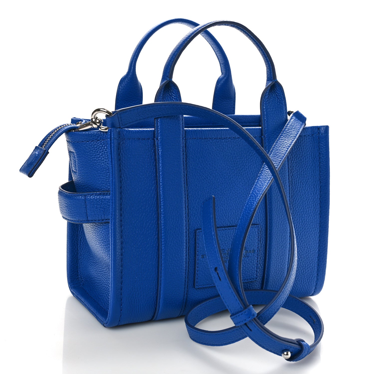 Marc Jacobs Grained Calfskin Small The Tote Bag Cobalt 3 of 10