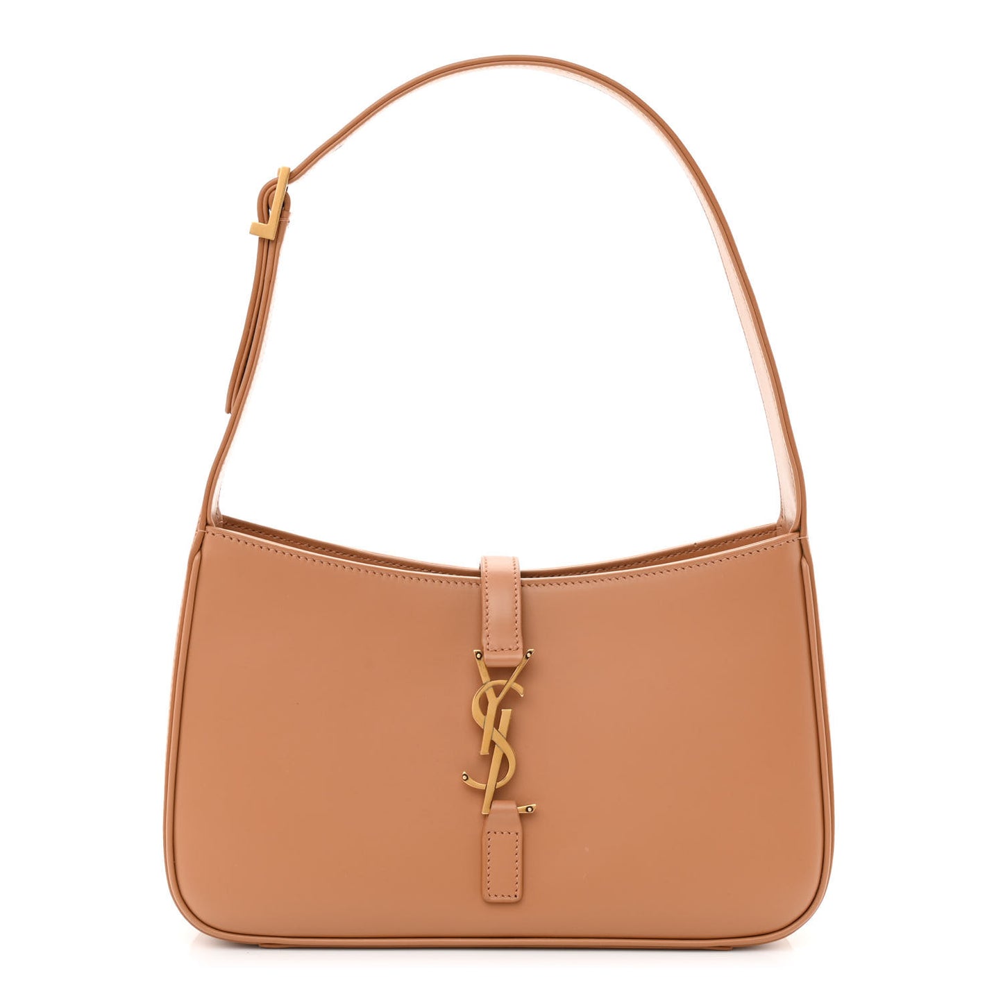 Smooth Calfskin Le 5 A 7 Hobo Brown